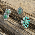 Larry Kaye Two Stone Turquoise Ring