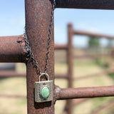 Turquoise Locket Necklaces By Charles Johnson