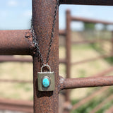 Turquoise Locket Necklaces By Charles Johnson