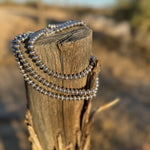 Handmade Stamped Navajo Pearls