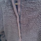 Saddle Brown Sherpa Hoodie Pullover