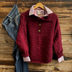 Southwest Merlot Sweater