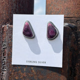 Spiny Oyster & Turquoise Statement Stud Earrings – J. Frank