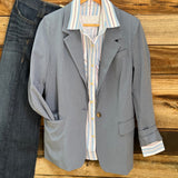 Striped Pearl Snap Western Shirt