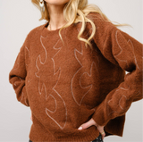 Western Boots Sweater