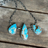 Royston Three Stone Necklace by Danny Henio