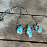 Royston Three Stone Necklace by Danny Henio