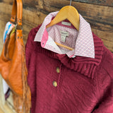 Southwest Merlot Sweater