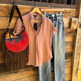 V Cut Blouse