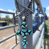 Chimney Butte Sonoran Turquoise Cross Necklace