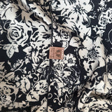 Black and White Floral
