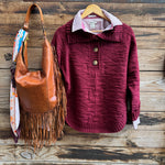 Southwest Merlot Sweater