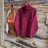 Southwest Merlot Sweater