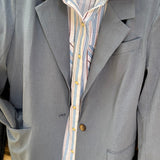 Striped Pearl Snap Western Shirt