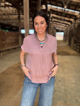 V Cut Blouse