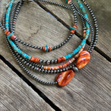 Turquoise and Spiny Necklaces