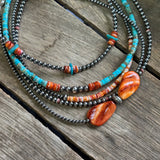 Turquoise and Spiny Necklaces