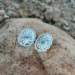 Large Concho Earrings