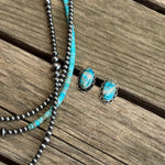 Blue Jasper Studs