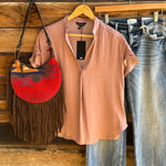 V Cut Blouse