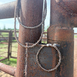 Copper Rondell Necklaces and Stretch Bracelets