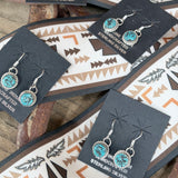 Kingman Turquoise Hook Earrings – Raw Stone