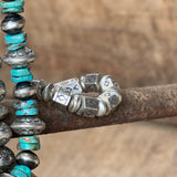 Handmade Navajo Pearls by Harold Tahe