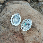 Large Concho Earrings