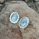 Large Concho Earrings