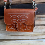 Boot Stitch Leather Crossbody