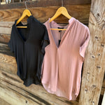 V Cut Blouse
