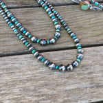 Handmade Navajo and Turquoise Pearls