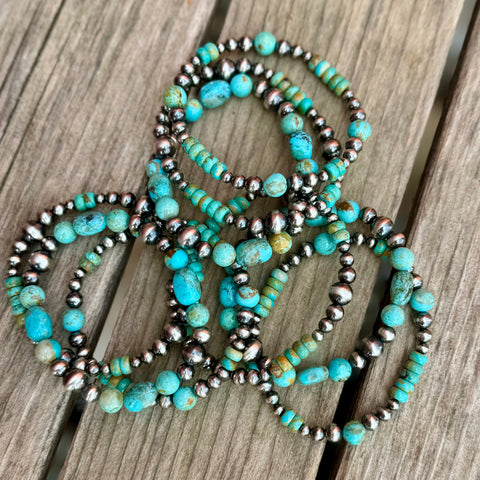Sterling Western Style Stretch Bracelets