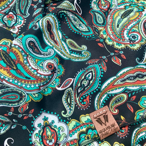 Turquoise Paisley