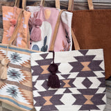 Large Western Tote Bag
