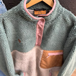 STS Color Block Sherpa Pullover