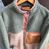 STS Color Block Sherpa Pullover