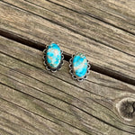 Blue Jasper Studs