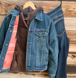 Saddle Brown Sherpa Hoodie Pullover