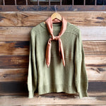 Olive Crewneck Sweater