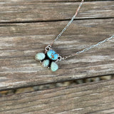 4 Stone Turquoise Necklace