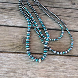 Handmade Navajo and Turquoise Pearls