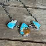 Royston Three Stone Necklace by Danny Henio