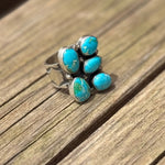 Sonoran Gold Turquoise Cluster Ring