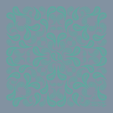 Silk Denim Paisley